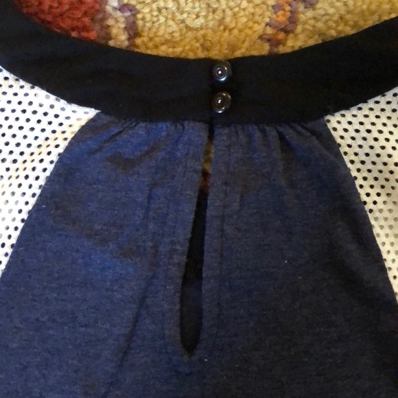 Ella Moss Tank with Mesh/Keyhole Detail - Picture 3 of 5